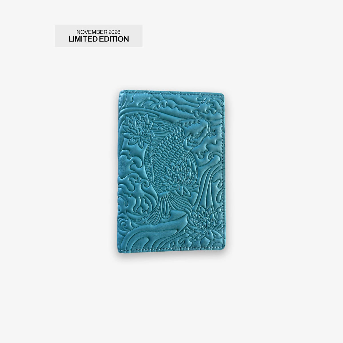 Baby Blue Koi Passport Holder
