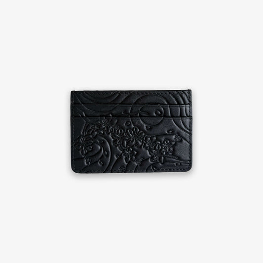 Black Sakura Card Holder