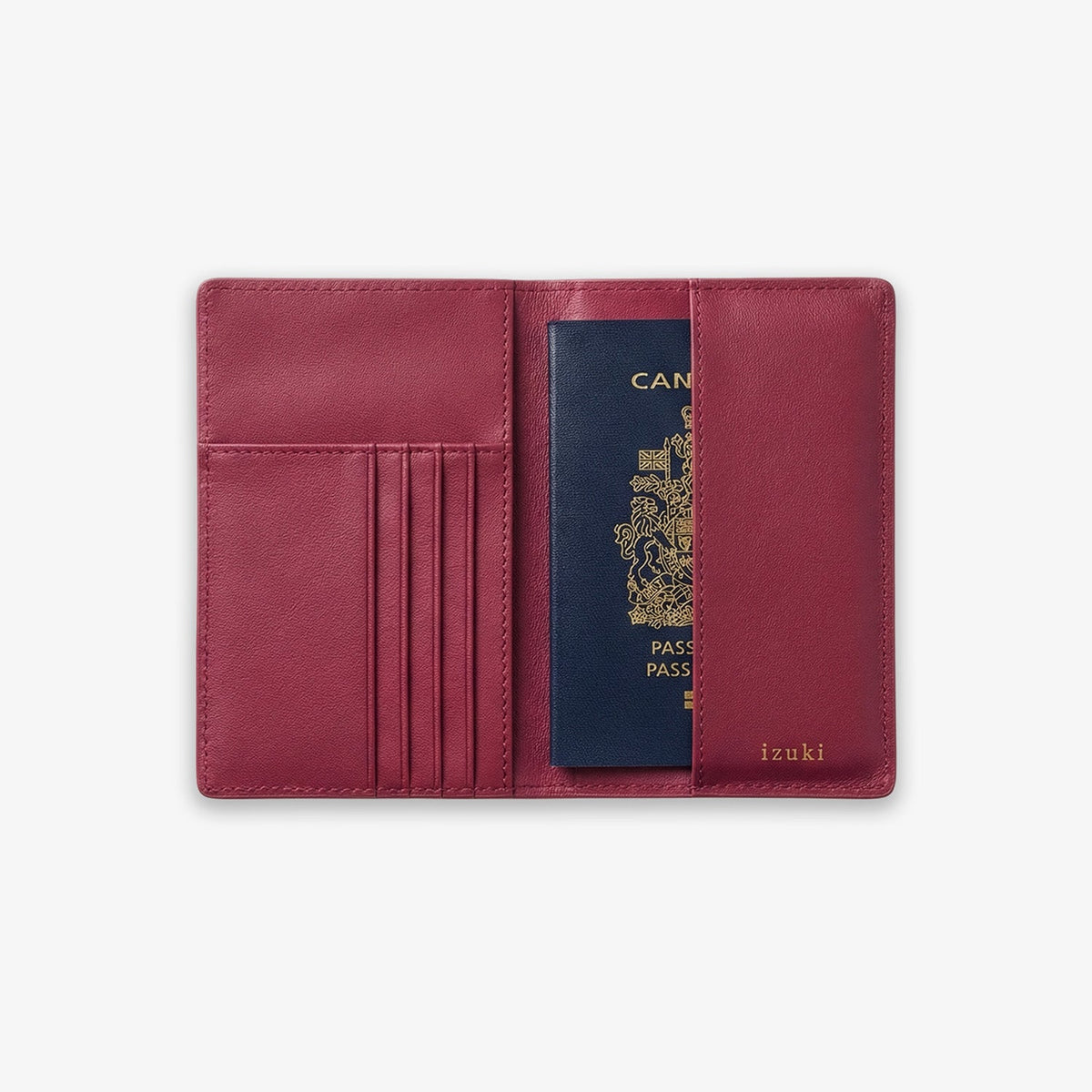 Cherry Red Sakura Passport Holder