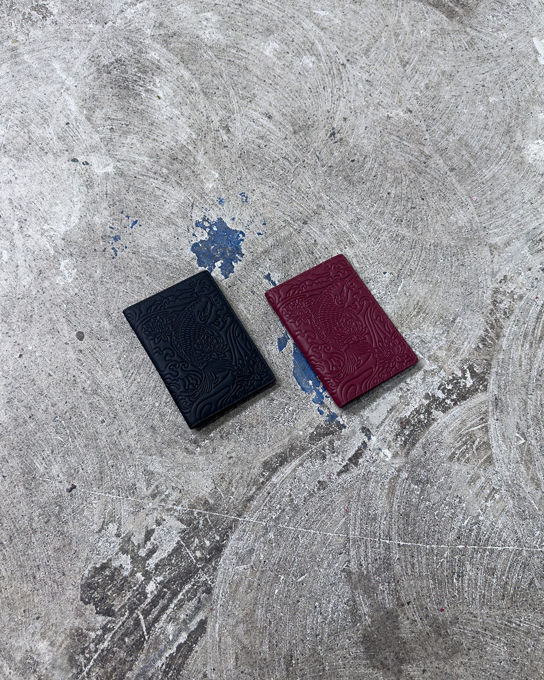 Black Koi Passport Holder