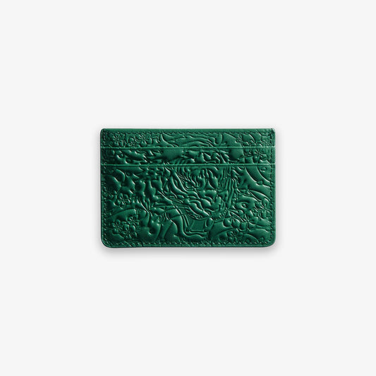 Emerald Green Tiger Card Holder
