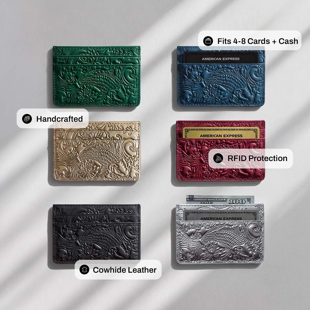 Black Phoenix Card Holder