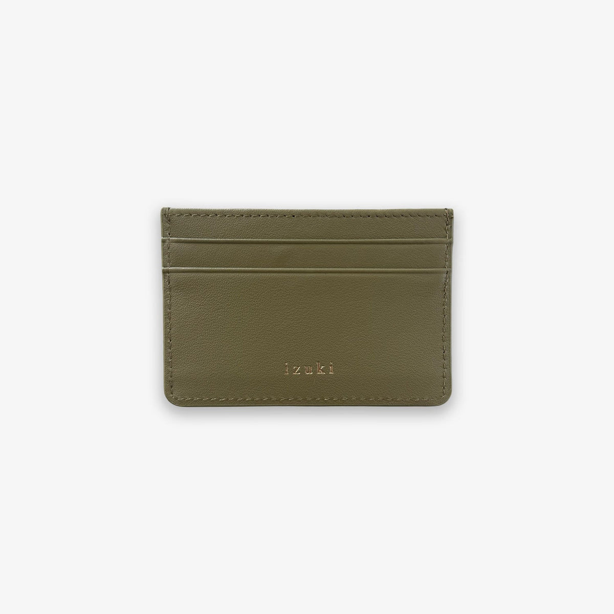 Olive Green Koi Card Holder