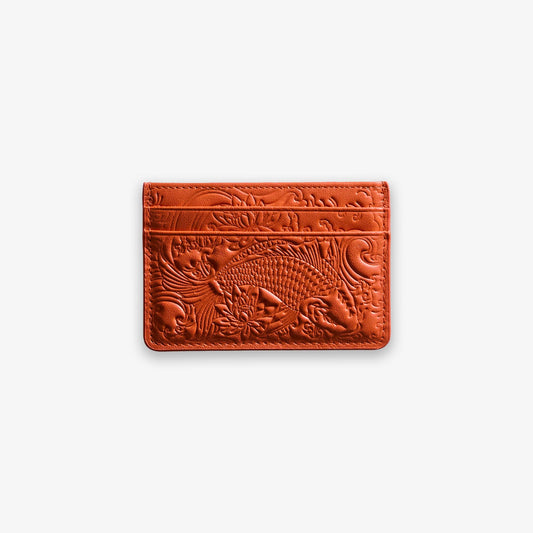 Mandarin Orange Koi Card Holder