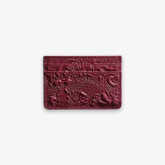 Cherry Red Koi Card Holder