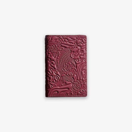 Cherry Red Koi Passport Holder