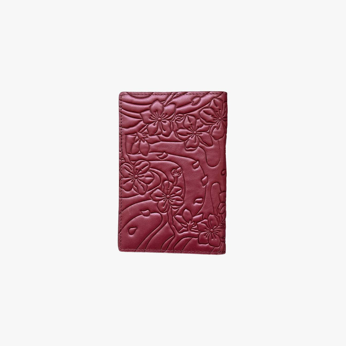 Cherry Red Sakura Passport Holder